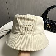 Okify MiuMiu Cream Bucket Hat  - 1