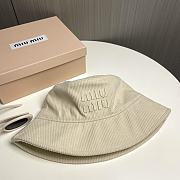 Okify MiuMiu Cream Bucket Hat  - 3