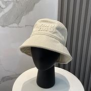 Okify MiuMiu Cream Bucket Hat  - 2