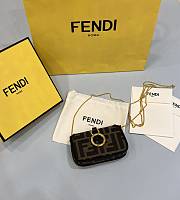 Okify Fendi Nano Baguette Charm Bag 10x2x7cm - 4