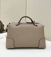 Okify Fendi By The Way Medium In Dove Grey Calfskin Bag 27x13x15cm  - 5