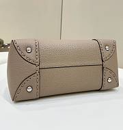 Okify Fendi By The Way Medium In Dove Grey Calfskin Bag 27x13x15cm  - 3