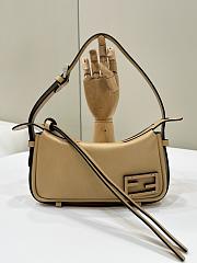 Okify Fendi Simply Mini Beige Leather Bag 22x4x12cm  - 1