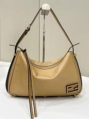 Okify Fendi Simply Fendi Medium In Beige Leather Bag 33x5x20cm  - 1