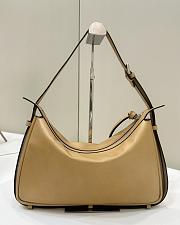 Okify Fendi Simply Fendi Medium In Beige Leather Bag 33x5x20cm  - 2