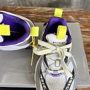 Okify Balenciaga Yellow And Purple Trainers EU35-46 - 4