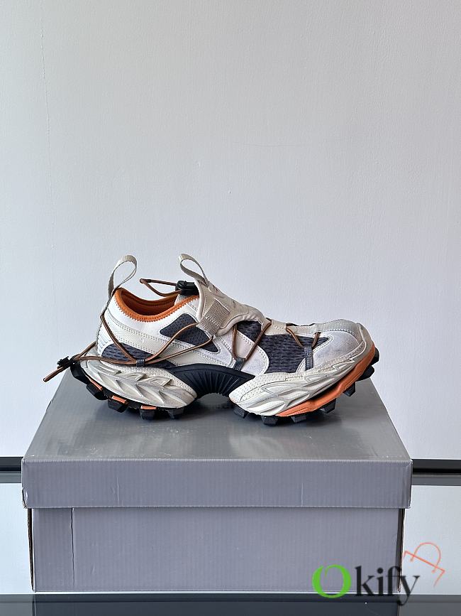 Okify Balenciaga Hike Sneakers In Beige And Orange EU35-46  - 1