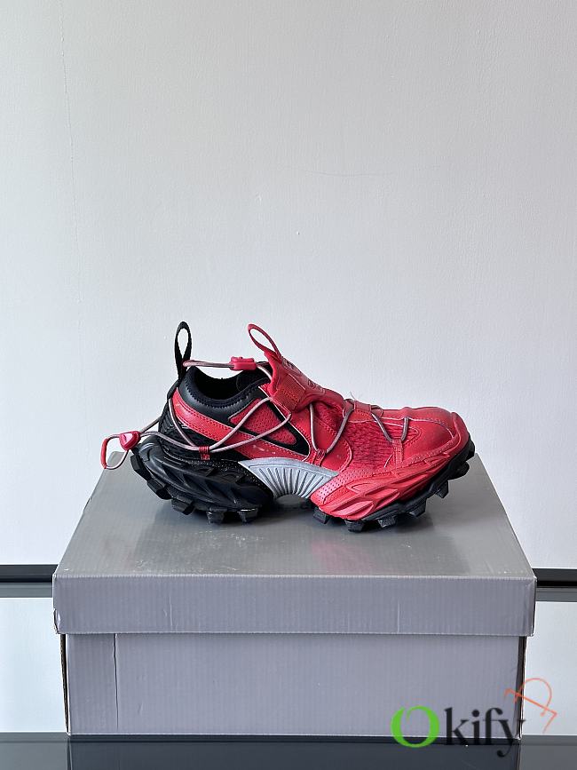 Okify Balenciaga Hike Sneakers In Red And Black EU35-46  - 1