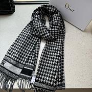 Okify Dior Cashmere Black Scarf 45x200cm 20345 - 1