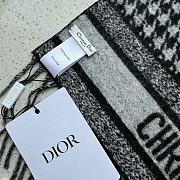 Okify Dior Cashmere Black Scarf 45x200cm 20345 - 2