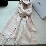 Okify Dior Cashmere Pink Scarf 45x200cm 20346 - 4