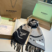 Okify Burberry Cashmere Scarf 32x192cm 20354 - 1