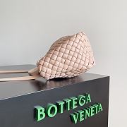 Okify Bottega Veneta Small Cobble Top Handle Bag In Light Pink 23x11x8cm - 5