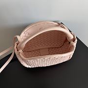 Okify Bottega Veneta Small Cobble Top Handle Bag In Light Pink 23x11x8cm - 4