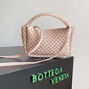 Okify Bottega Veneta Small Cobble Top Handle Bag In Light Pink 23x11x8cm - 2