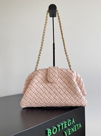 Okify Bottega Veneta Teen Lauren 1980 With Chain - Light Pink 31.5x16.5x11 cm