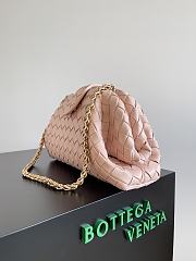 Okify Bottega Veneta Teen Lauren 1980 With Chain - Light Pink 31.5x16.5x11 cm - 4