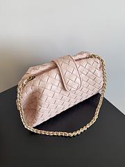 Okify Bottega Veneta Teen Lauren 1980 With Chain - Light Pink 31.5x16.5x11 cm - 3