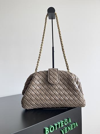 Okify Bottega Veneta Teen Lauren 1980 With Chain - Brown 31.5x16.5x11 cm