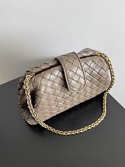 Okify Bottega Veneta Teen Lauren 1980 With Chain - Brown 31.5x16.5x11 cm - 5