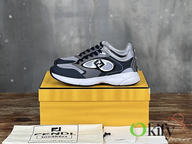 Okify Fendi Forward Sneakers In Gray Grey EU38-45  - 1