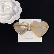 Okify Channel Blue Heart Brooch 20375 - 4