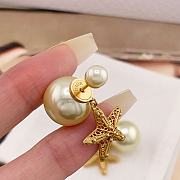 Okify Dior Starfish Gold Earrings 20384 - 2