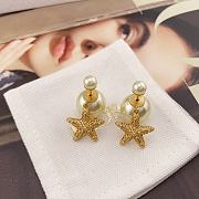 Okify Dior Starfish Gold Earrings 20384 - 4