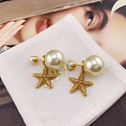 Okify Dior Starfish Gold Earrings 20384 - 1