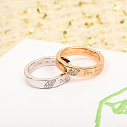 Okify VCA Rose Gold/Silver 4mm Rings 20388 - 1