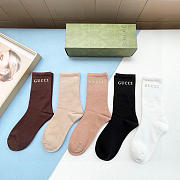 Okify Gucci Set 5 Pairs Of Socks 20394 - 1