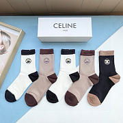 Okify Celine Set 5 Pairs Of Socks 20395 - 1