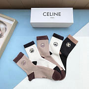 Okify Celine Set 5 Pairs Of Socks 20395 - 3