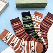 Okify Gucci Set 5 Pairs Of Socks 20397 - 3