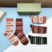 Okify Gucci Set 5 Pairs Of Socks 20397 - 2