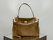 Okify Balenciaga Medium Rodeo Suede Tote Bag 35x23x11cm  - 1