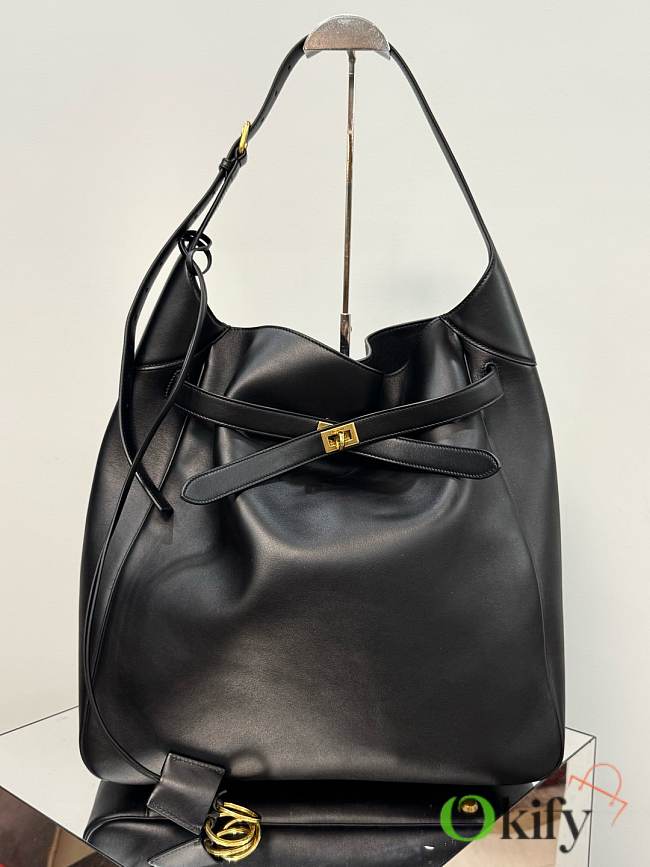 Okify Balenciaga Bel Air Large Hobo Bag in Black 44x40x15cm  - 1