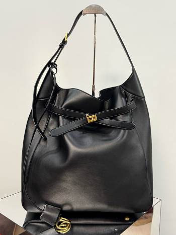 Okify Balenciaga Bel Air Large Hobo Bag in Black 44x40x15cm 