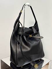 Okify Balenciaga Bel Air Large Hobo Bag in Black 44x40x15cm  - 4