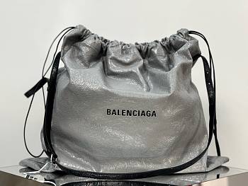 Okify Balenciaga Shopper Large Dust Bag Crossbody Pouch in Grey 47x46x1cm