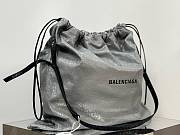 Okify Balenciaga Shopper Large Dust Bag Crossbody Pouch in Grey 47x46x1cm - 2