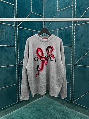 Okify Gucci Grey Gray Sweater SML - 1