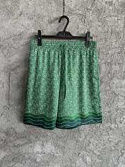 Okify Casablanca Green Silk Short S-XL  - 1