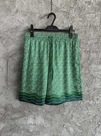 Okify Casablanca Green Silk Short S-XL 