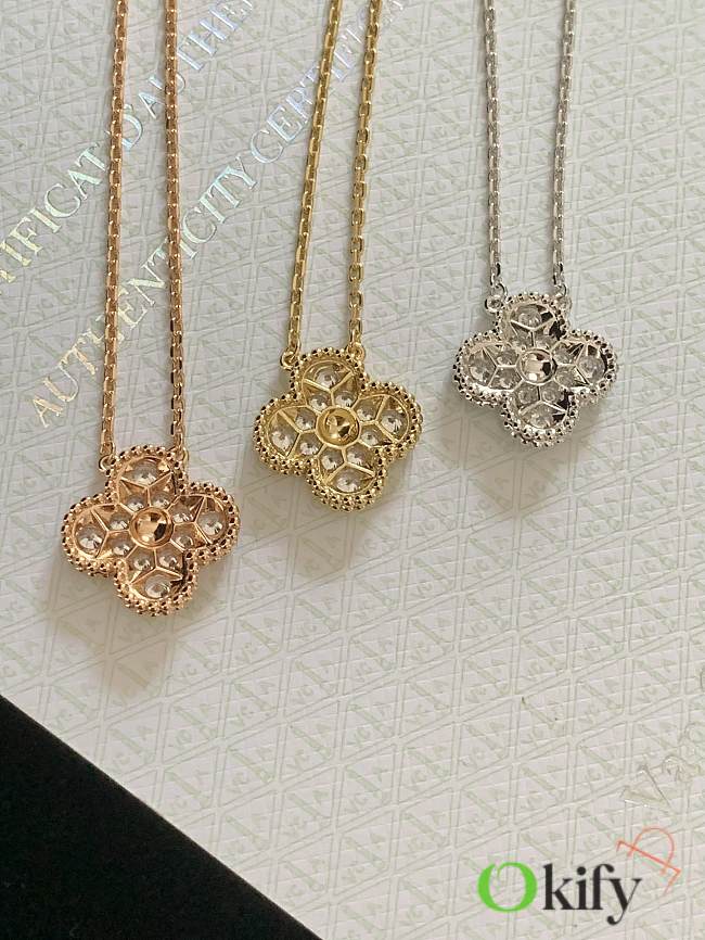 Okify VCA Gold/Rose Gold/Silver Necklace 20424 - 1