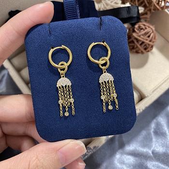 Okify APM Gold Jellyfish Earrings 20426