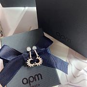 Okify APM Moon Silver Earrings  - 4