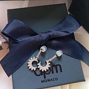 Okify APM Moon Silver Earrings  - 2