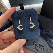 Okify APM Moon Silver Earrings  - 1