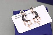 Okify Swarovski Star And Moon Earrings  - 4